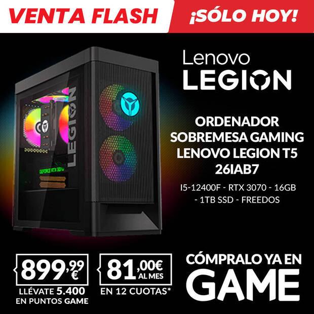 LENOVO LEGION T5 26IAB7 de oferta en GAME slo hoy