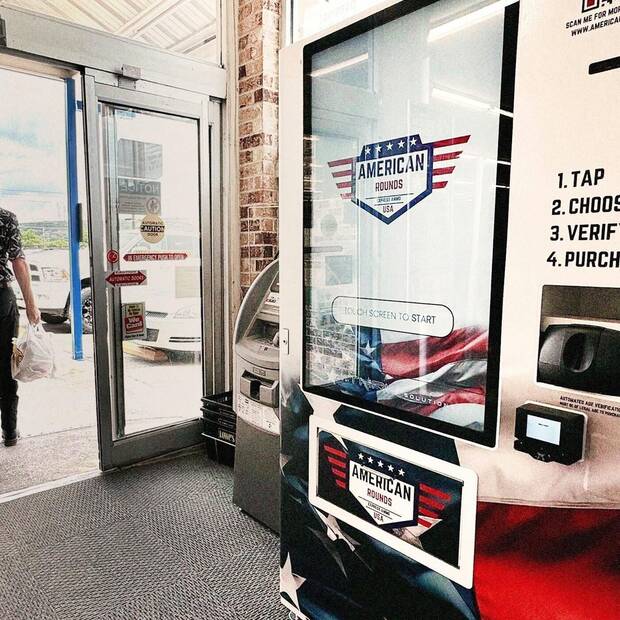 Máquinas expendedoras de munición de American Rounds en Estados Unidos