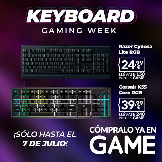 KEYBOARD GAMING WEEK ofertas en teclados gaming de GAME por tiempo limitado