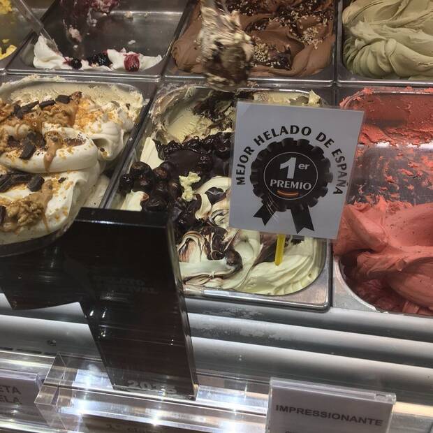Sabores de la premiada heladería Véneta Gelato Italiano