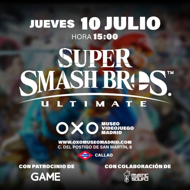 Torneo de Super Smash Bros. en OXO Museo del Videojuego