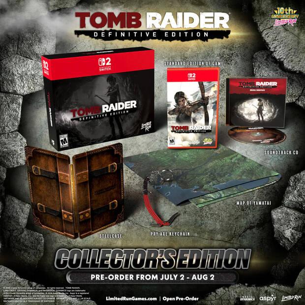 edición para coleccionistas de tumb raider definitive edition