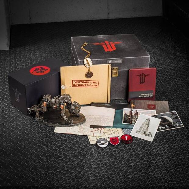 Lo de las ediciones especiales se ha ido tanto de las manos, que las hay que incluso no incluyen el juego, como esta de 'Wolfesntein: The New Order'.