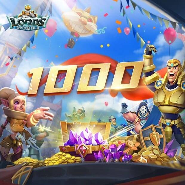 Lords Mobile 1000 reinos