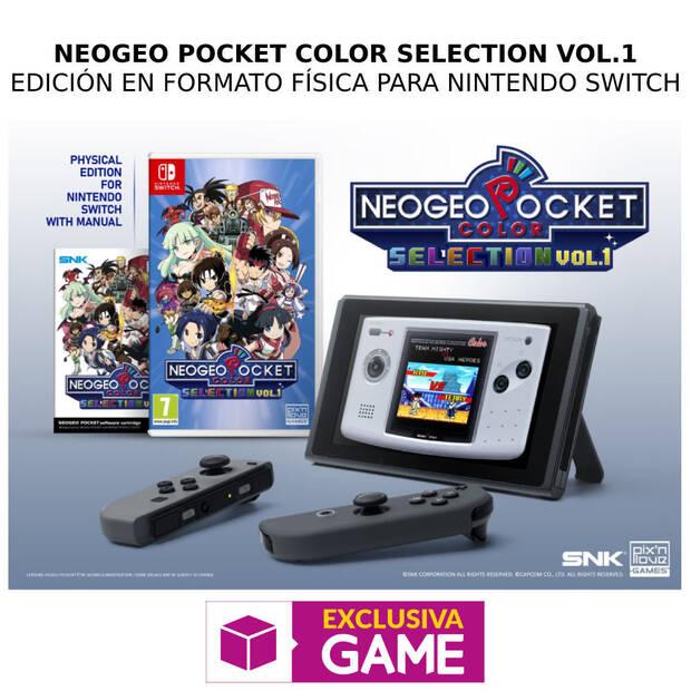 NeoGeo Pocket Color Selection Vol. 1 en formato fsico, en exclusiva en GAME