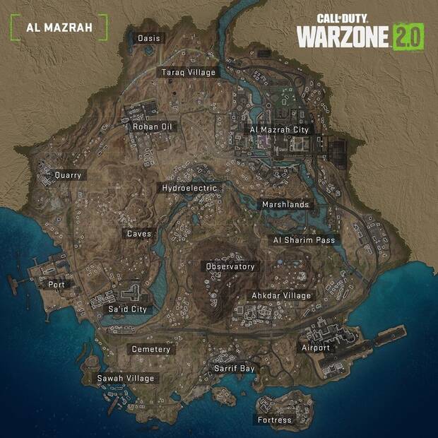 Primer mapa Warzone 2.0