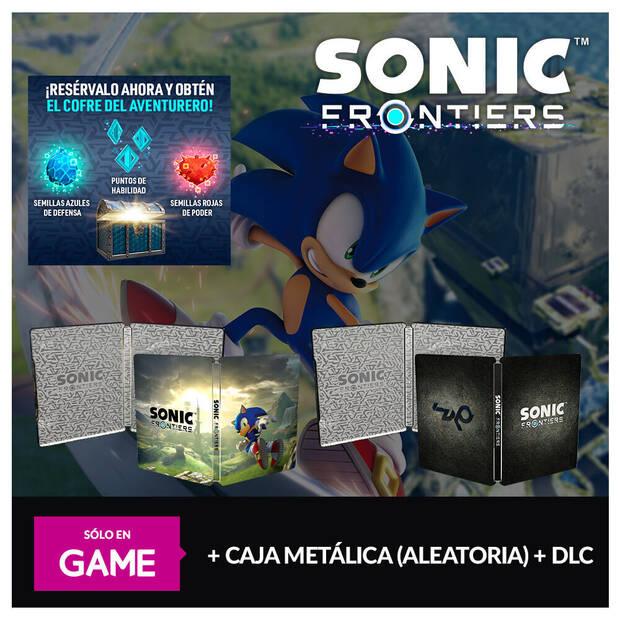 Reserva Sonic Frontiers en GAME con caja metlica y DLC extra gratis