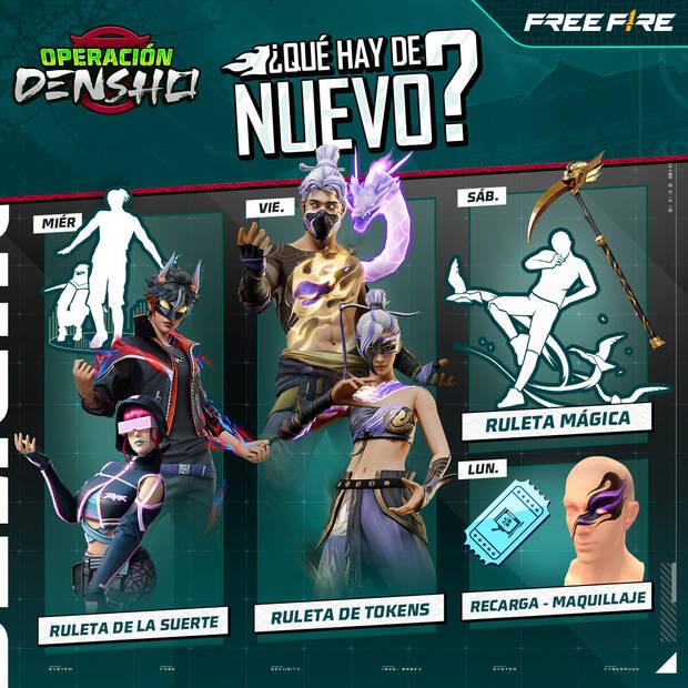 Nueva agenda semanal Free Fire MAX 11 al 17 de septiembre