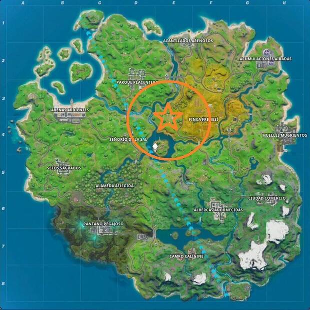 fortnite battle royale - localización de carretes comprometidos
