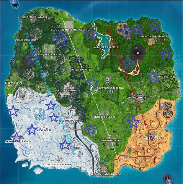 Fortnite Battle Royale - Dónde encontrar bolonchos