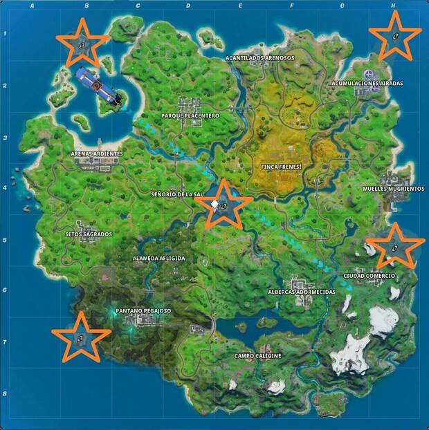 Fortnite - Aventura de Skye: bases de espías