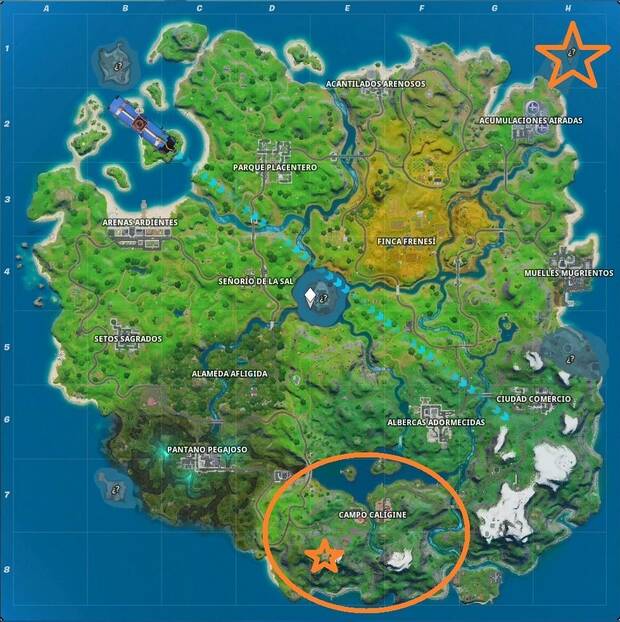 Fortnite Battle Royale - Ubicación de El Yate y Apres Ski
