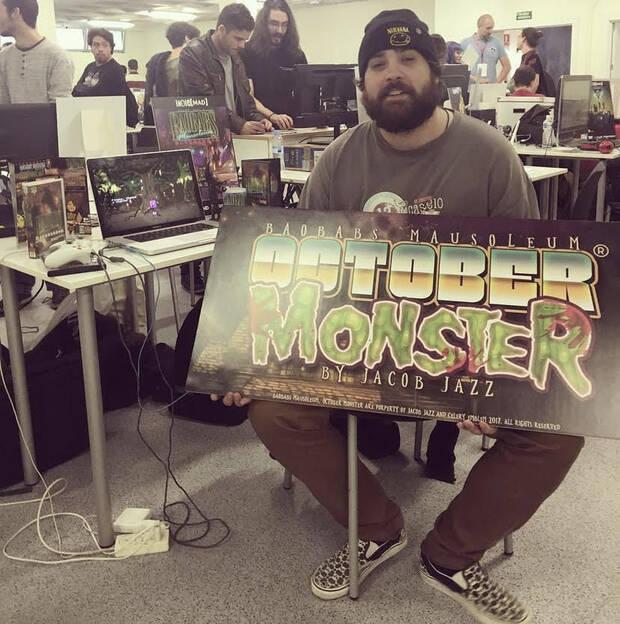 Jacob Jazz presentó en el primer encuentro INDIE{MAD} el episodio para móviles 'October Monster: Baobabs Mausoleum'.