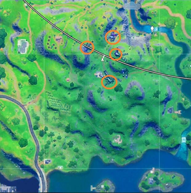 Fortnite Battle Royale - Ubicación de los Centinelas con cabeza para bailar