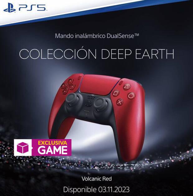 Modelo DualSense Volcanic Red para PlayStation 5