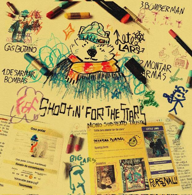 Bocetos para 'Little Lars Diary', un juego que Eufrasio cre en un da para Brainwash Gang.