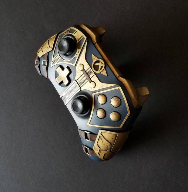 Un jugador diseña un mando de Xbox One inspirado en Skyrim Imagen 2