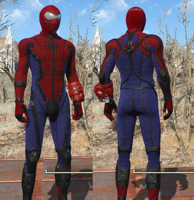 Spider-Man se desliza con su telara�a hasta Fallout 4 gracias a un mod Imagen 2