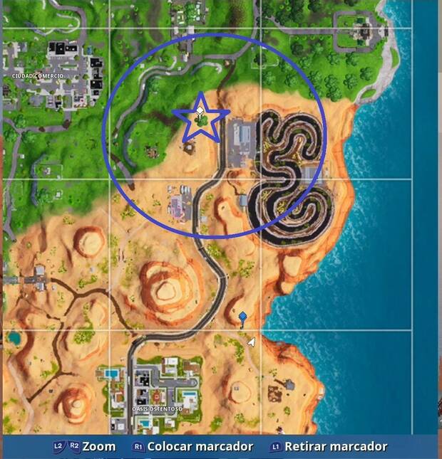 Fortnite Battle Royale - Localizaciónd el estandarte oculto