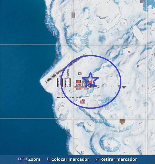 Fortnite Battle Royale - Localización de la sala de descanso