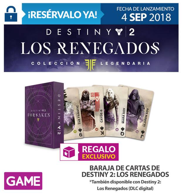 GAME detalla su incentivo de reserva de Destiny 2: La Coleccin Legendaria Imagen 2