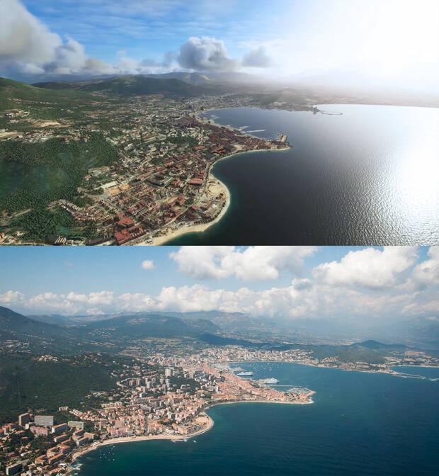 Comparan Microsoft Flight Simulator y lugares reales con resultados muy parecidos Imagen 5