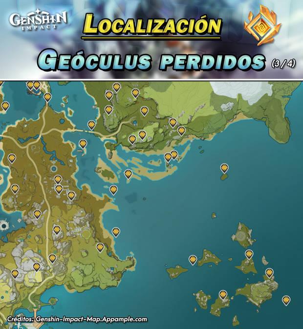 Genshin Impact - Mapa y localización de todos los Geóculus 03