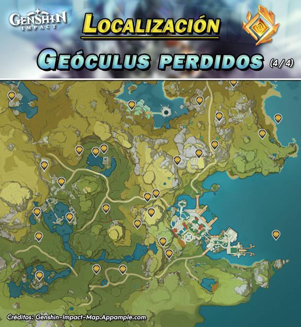 Geóculus de Genshin Impact: Localización de TODOS los orbes de Liyue
