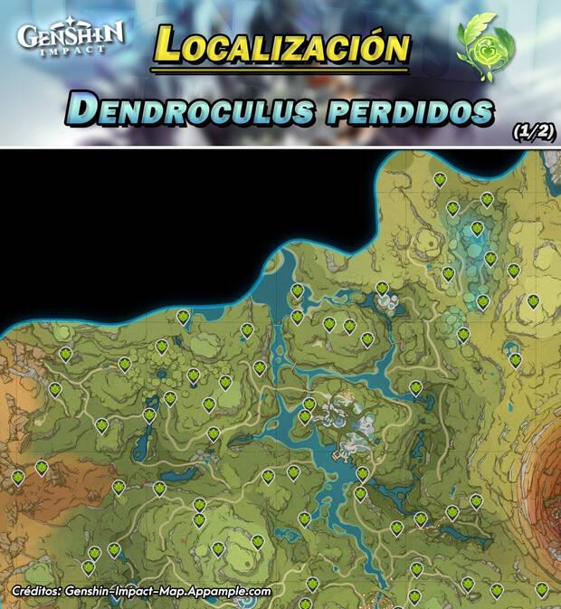 Genshin Impact - Mapa y localización de todos los Dendroculus 01