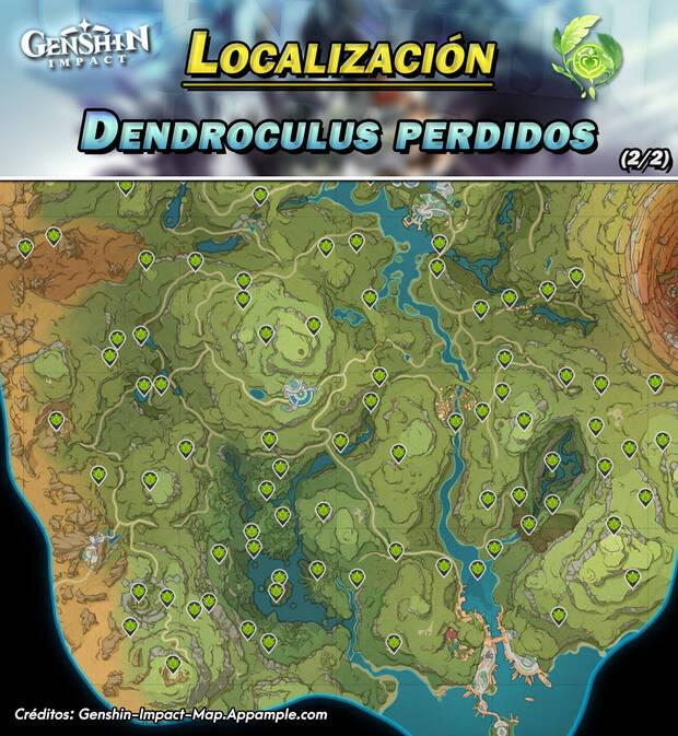 Genshin Impact - Mapa y localización de todos los Dendroculus 02