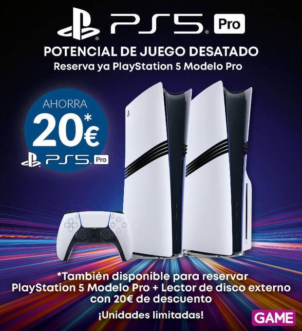 Reservas de PS5 PRO en GAME