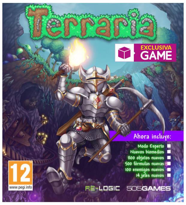 GAME vender en exclusiva la versin fsica de Terraria para Xbox One y PS4 Imagen 2