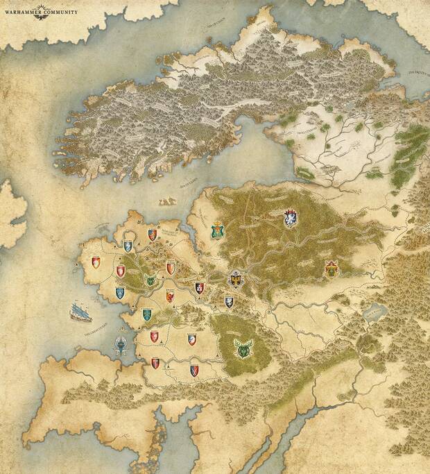 El Viejo Mundo Mapa