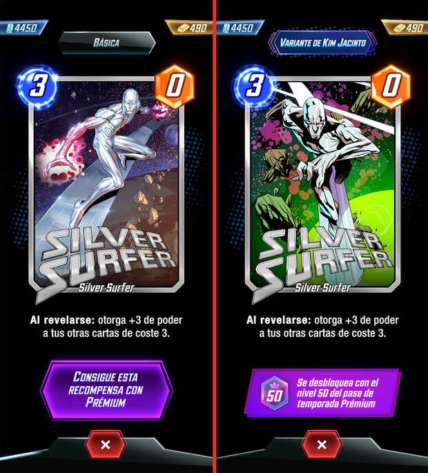 Marvel Snap - Recompensas del pase de temporada