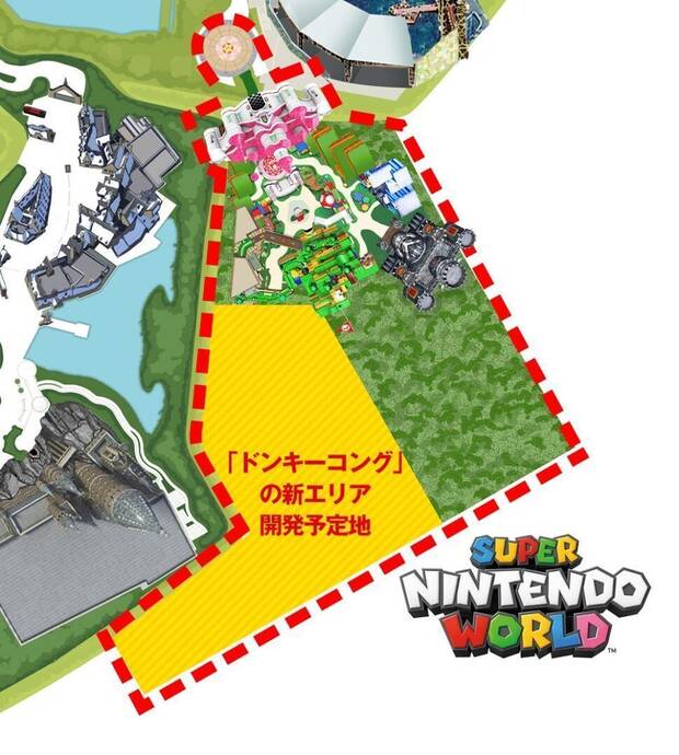 Super Nintendo World zona de Donkey Kong