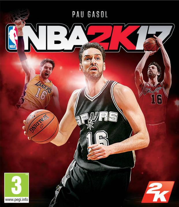 Pau Gasol protagonizar la portada espaola de NBA 2K17 Imagen 2