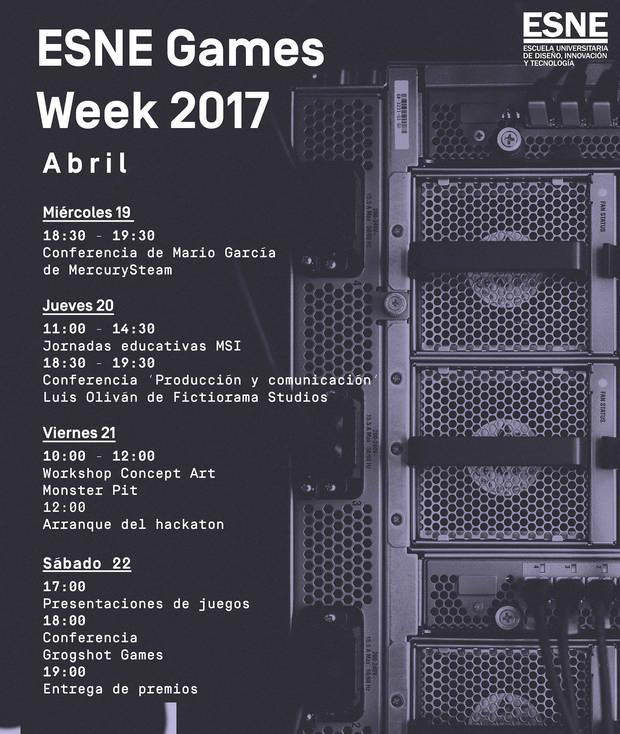 ESNE celebra la ESNE Games Week 2017 del 19 al 22 de abril Imagen 2