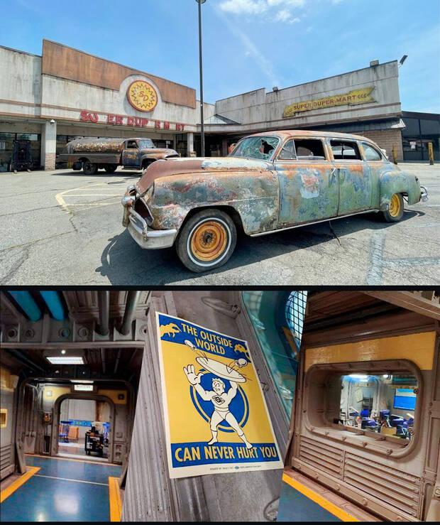 Imágenes del rodaje de la serie de Fallout para Amazon