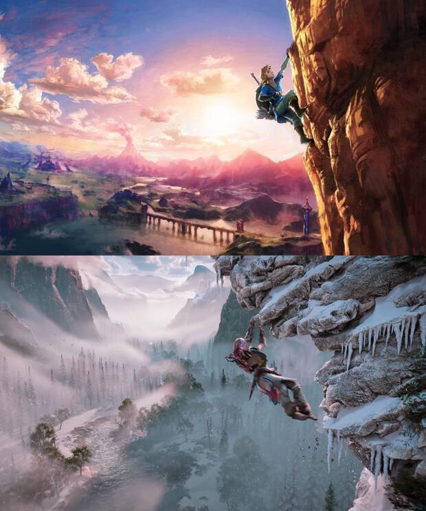 Horizon 2 Forbidden West: Encuentran similitudes en su triler con Zelda Breath of the Wild Imagen 2