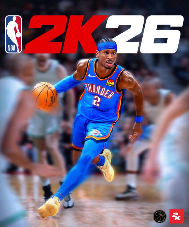 Portada oficial de NBA 2K26.