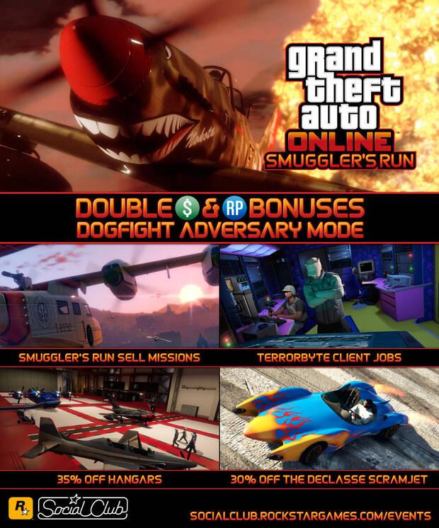 GTA Online: Actualizacin con el doble de dinero y reputacin en misiones y descuentos Imagen 2