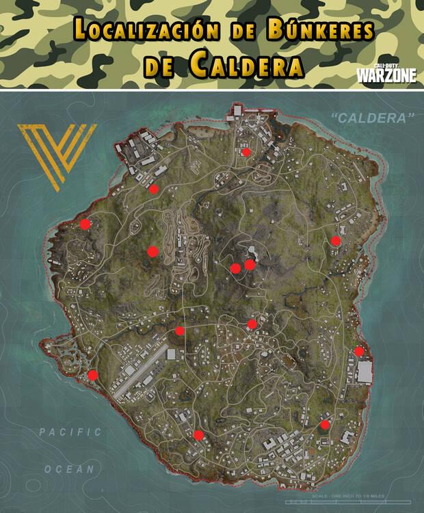 Call of Duty Warzone - Map with location