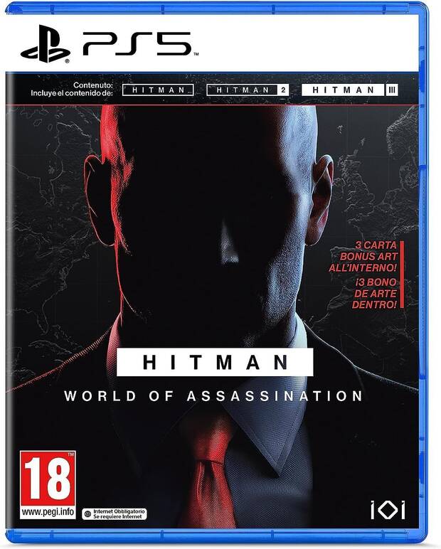 Portada de Hitman World of Assassination para PS5
