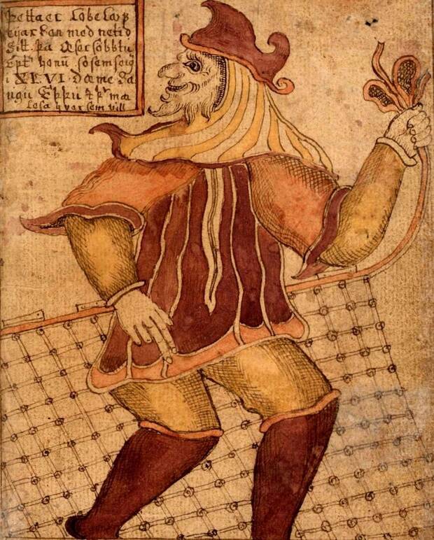 Loki en una representación nórdica.
