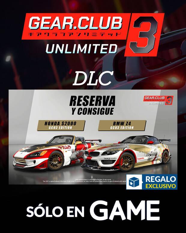 regalo de game por reservar gear.club unlimited 3