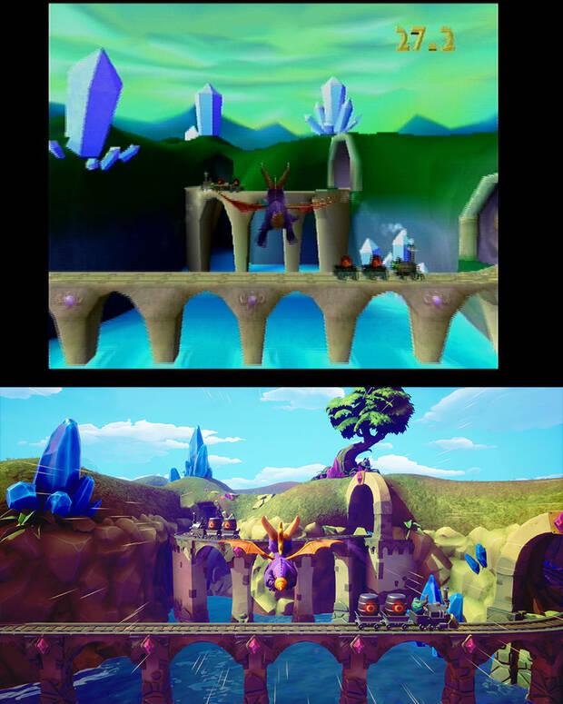 Otro ejemplo de la evolución visual, aquí de una de las fases de vuelo.
