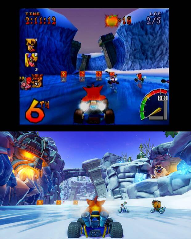 Comparan el remake de Crash Team Racing con el original de 1999 Imagen 2