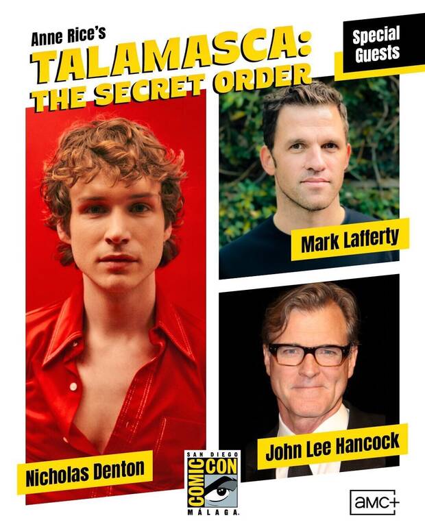 Invitados de 'Talamasca: la orden secreta' a la Comic-Con de Mlaga 