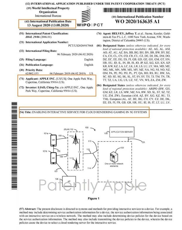 Apple patenta un sistema de juego en la nube con 5G Imagen 2