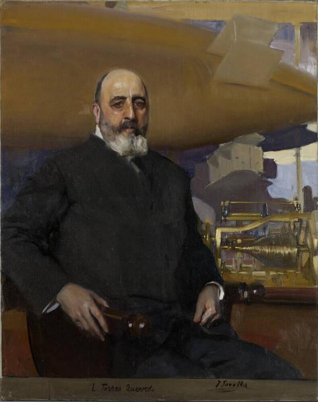 Leonardo Torres y Quevedo (1917), por Joaquín Sorolla.